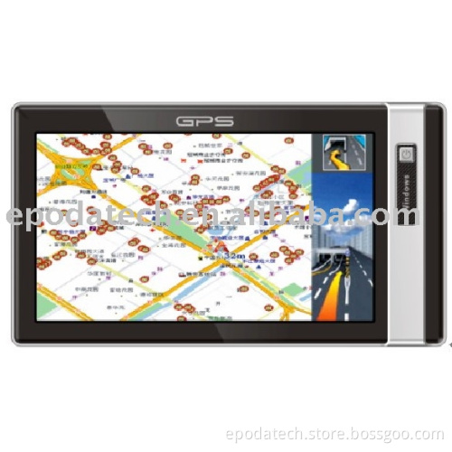 E_DA7038 7 inch GPS built-in Li battery +bluetooth+AV+FM